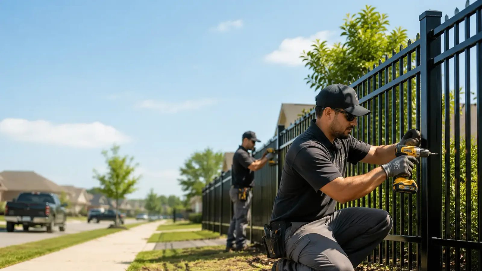 Metal Fence Installation in Wantagh, NY